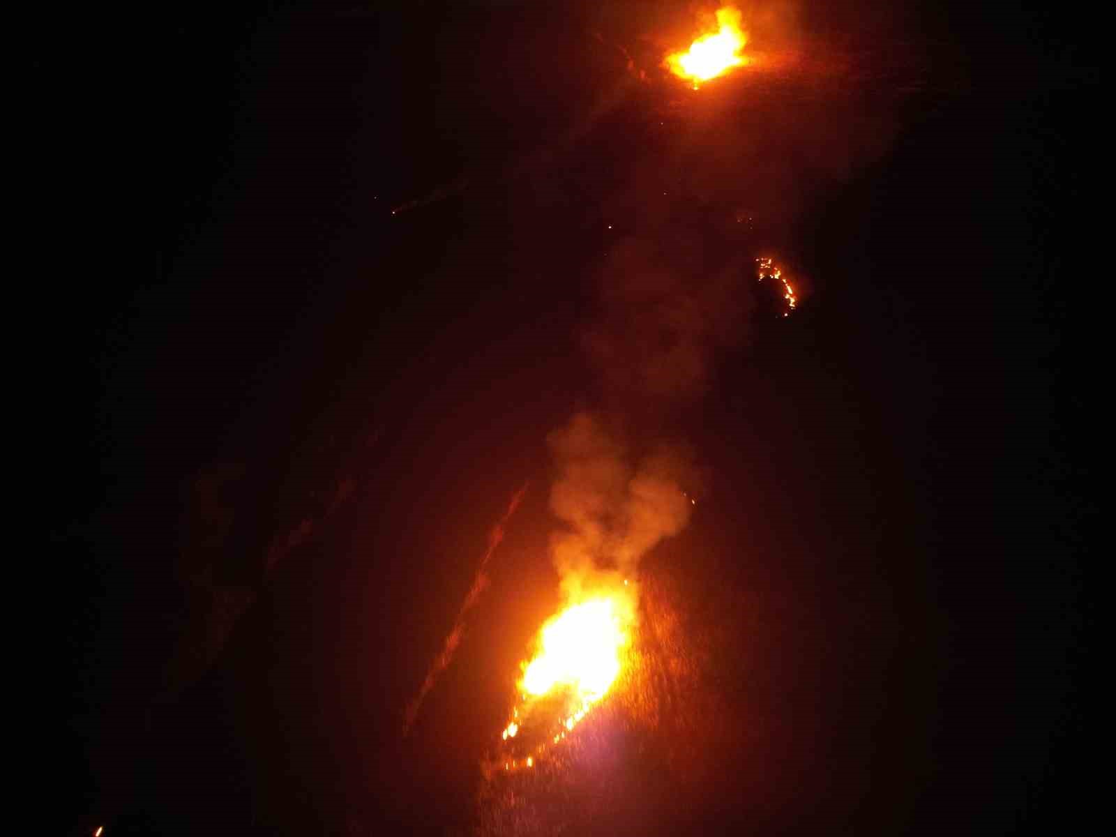 Eber Gölü’nde yangın