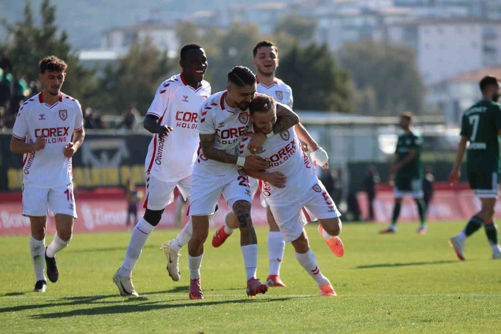 Ziraat Türkiye Kupası: Aliağa FK: 1 - Samsunspor: 4 (İlk yarı)