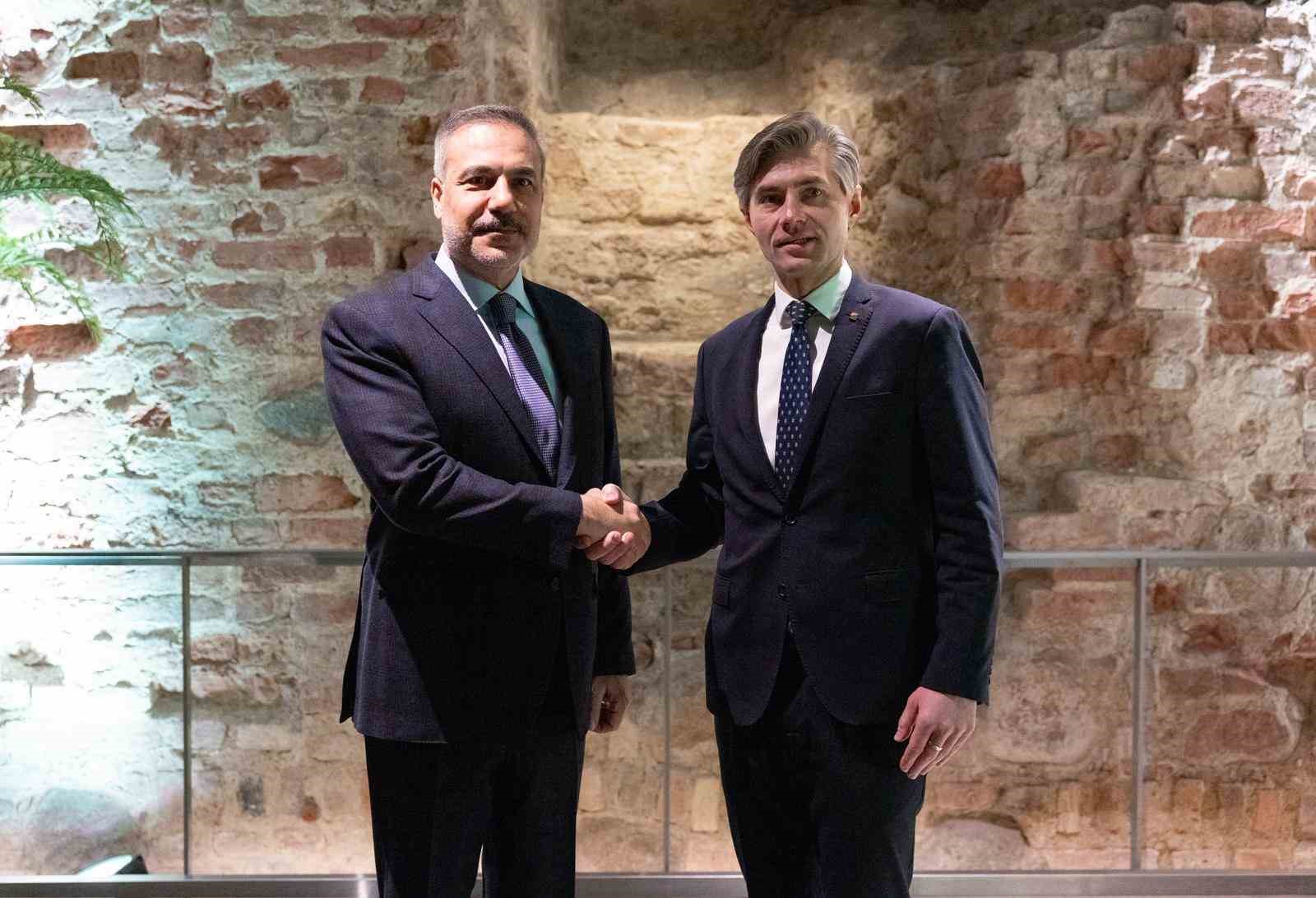 Bakan Fidan, Finlandiya ve Litvanya Dışişleri Bakanları ile görüştü