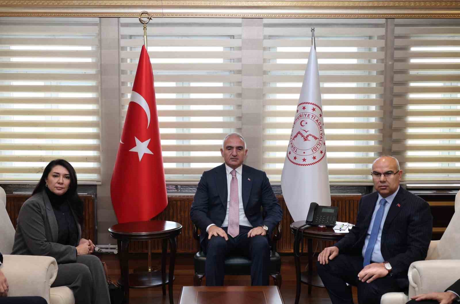 Kültür ve Turizm Bakanı Ersoy, Ağrı’da