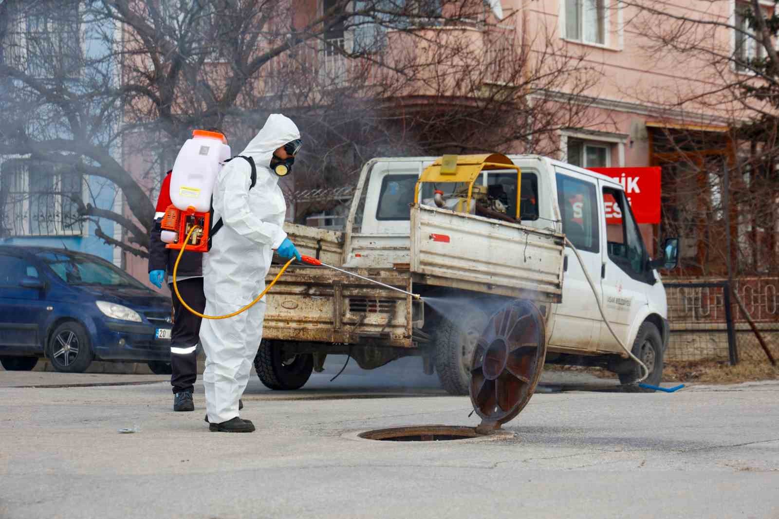Uşak Belediyesi haşerelere karşı gereken önlemleri aldı