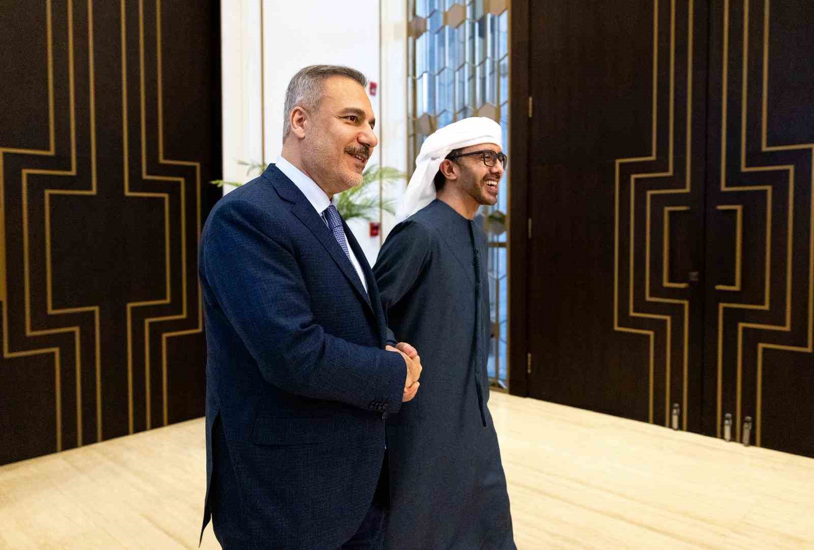 Dışişleri Bakanı Fidan, BAE’li mevkidaşı Al Nahyan ile görüştü