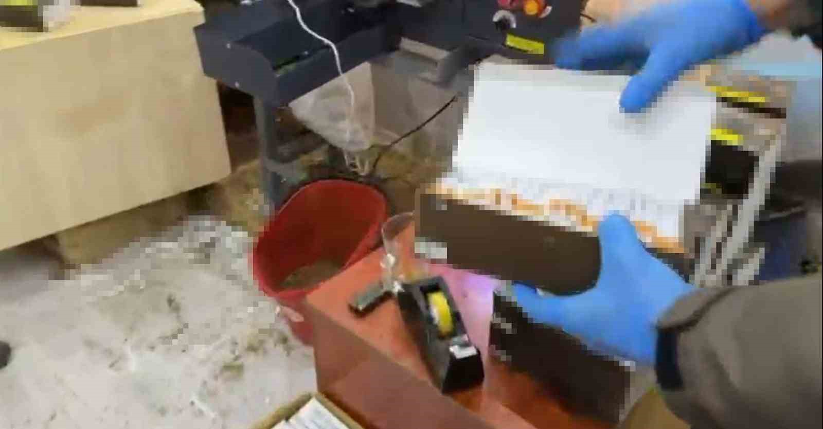 Edirne’de kaçak tütün operasyonu: Tonlarca malzeme ele geçirildi
