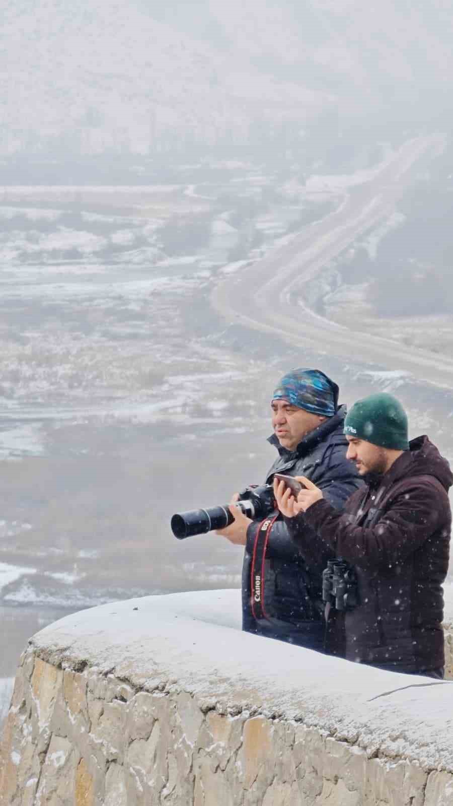 Tortum Gölü’nde kış ortası kuş sayımı yapıldı