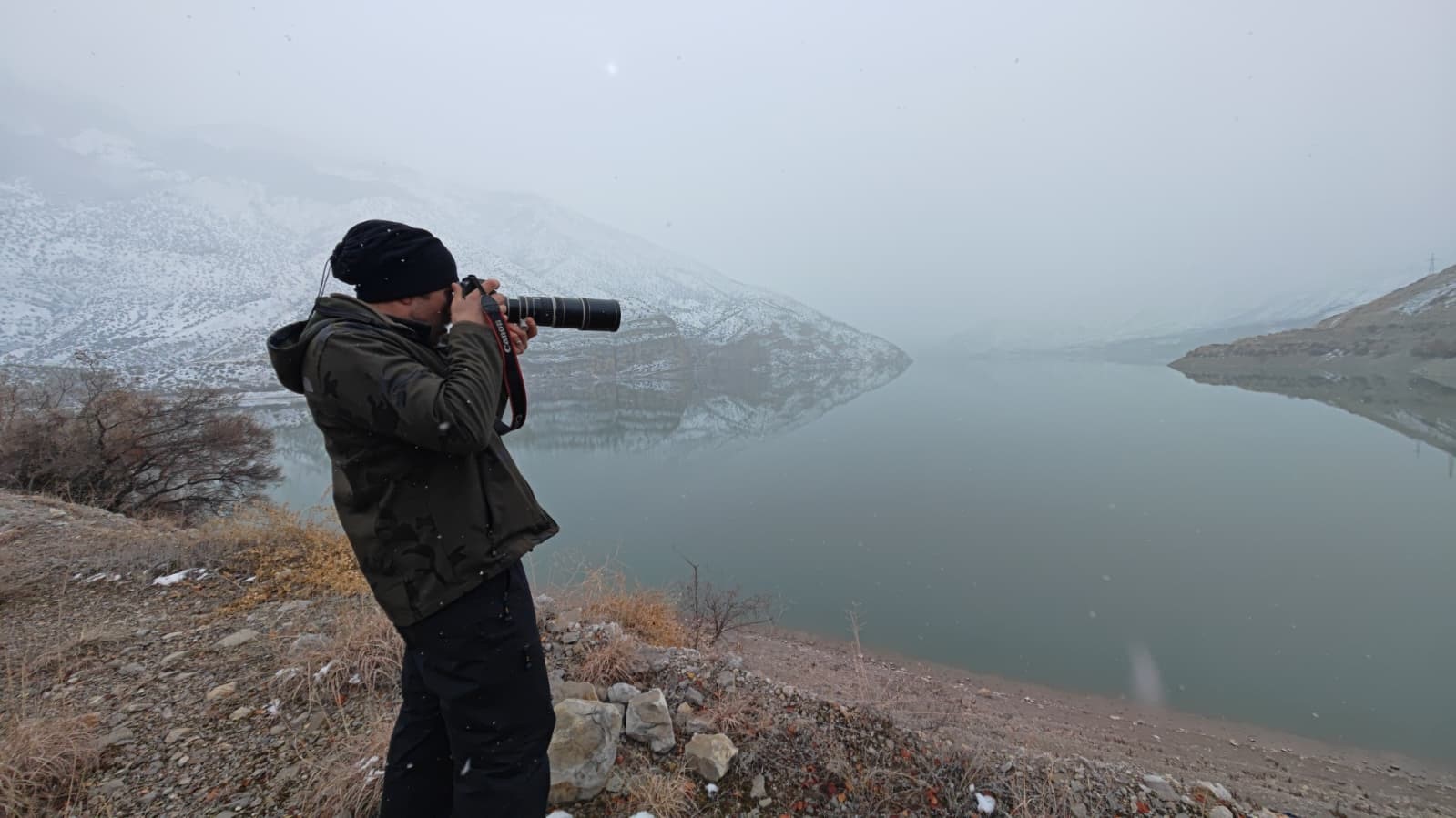 Tortum Gölü’nde kış ortası kuş sayımı yapıldı
