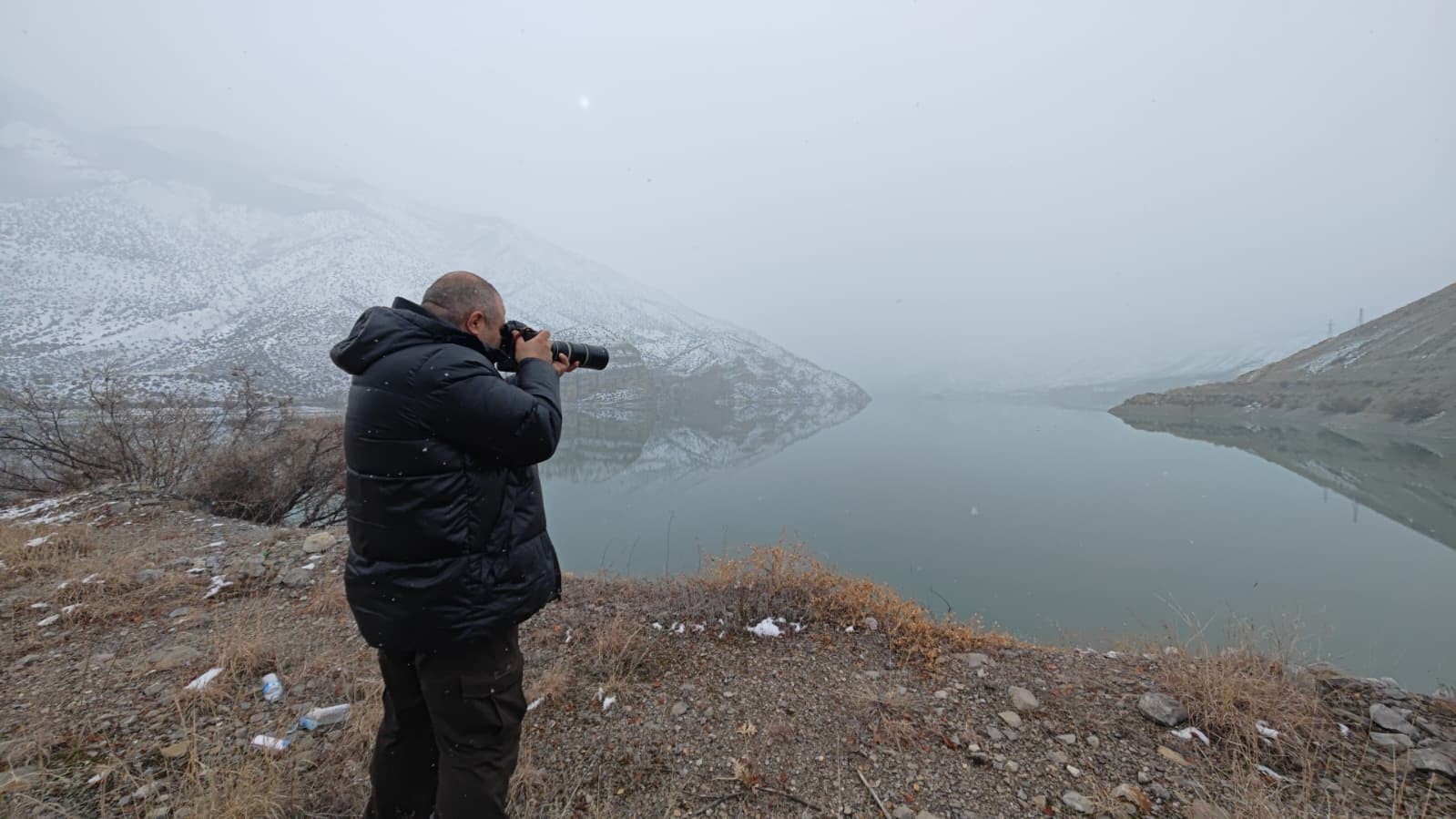 Tortum Gölü’nde kış ortası kuş sayımı yapıldı