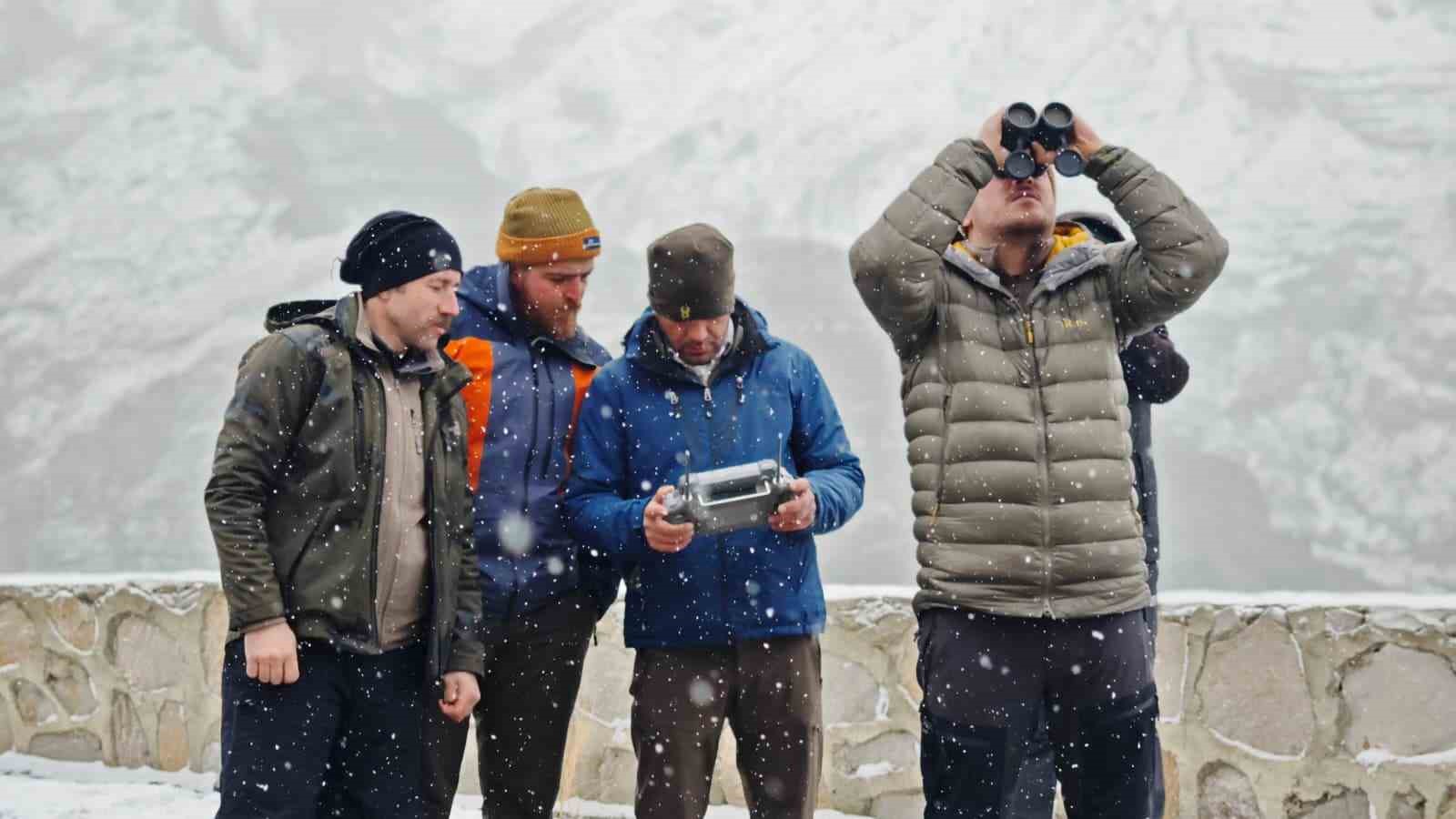 Tortum Gölü’nde kış ortası kuş sayımı yapıldı