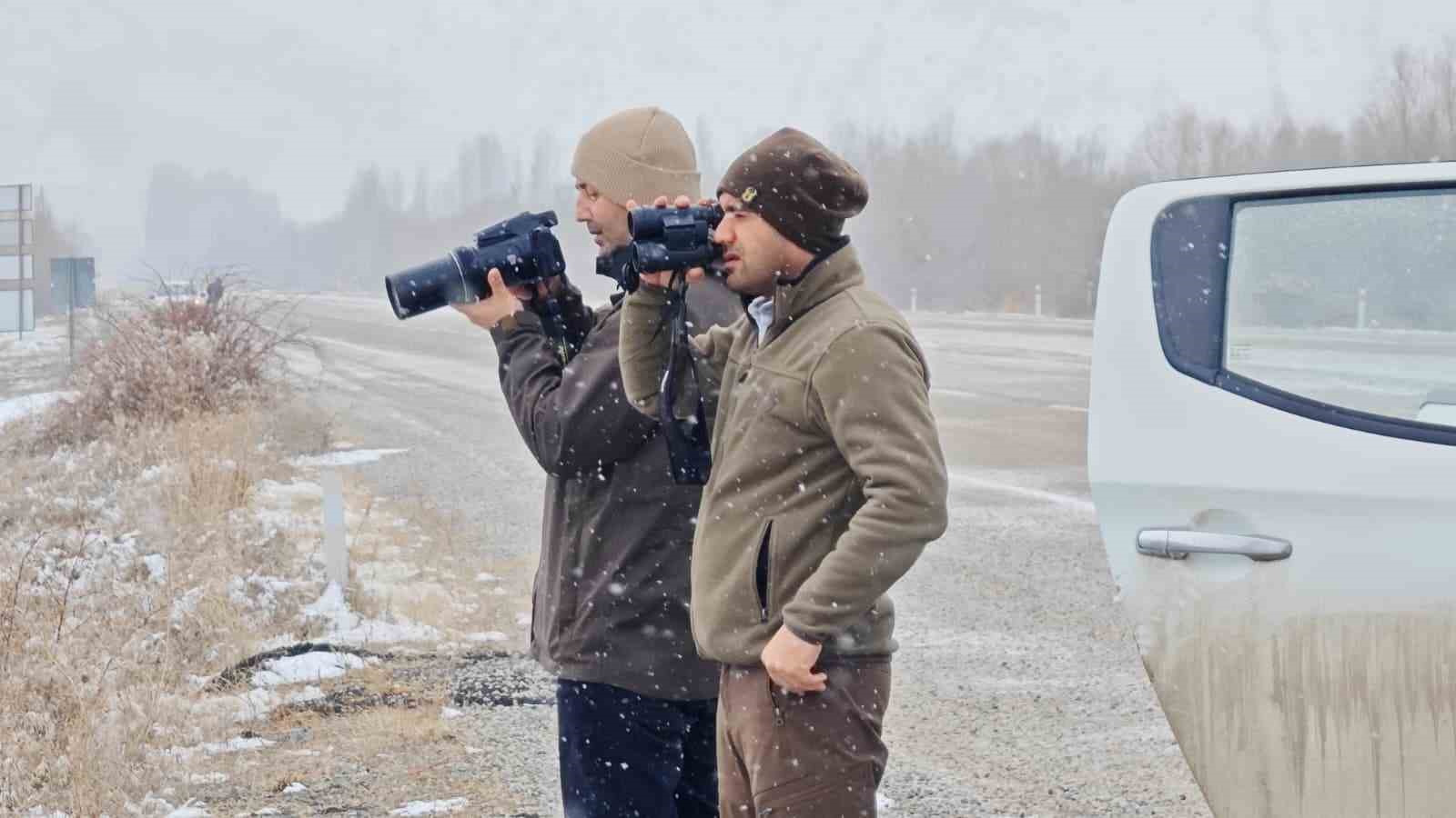Tortum Gölü’nde kış ortası kuş sayımı yapıldı