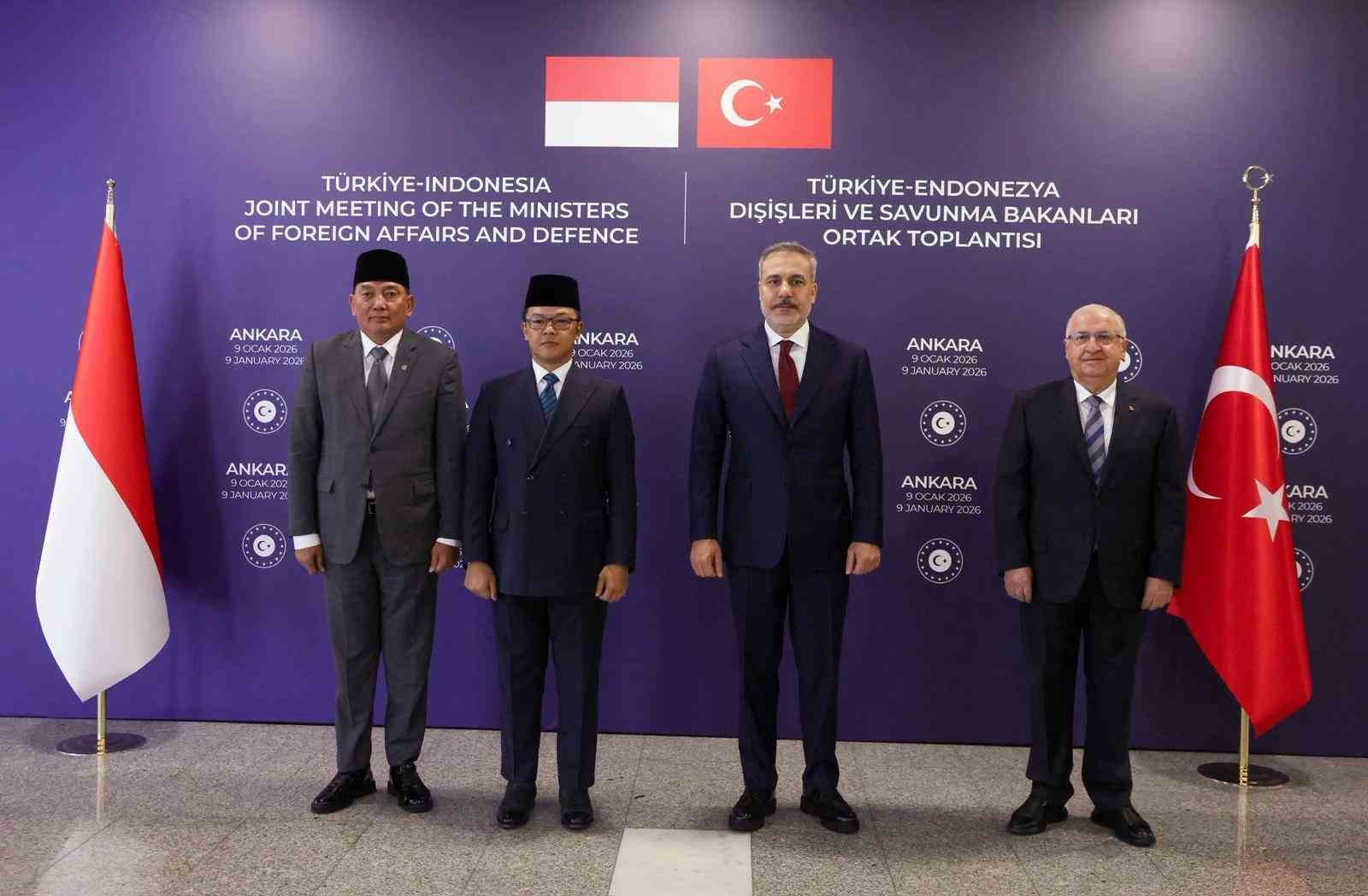 Türkiye-Endonezya Dışişleri ve Savunma Bakanları Ortak Toplantısı Ankara’da başladı