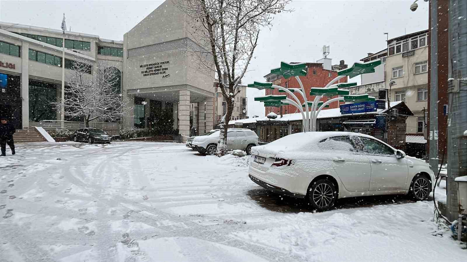 Artvin’de kar etkili oluyor