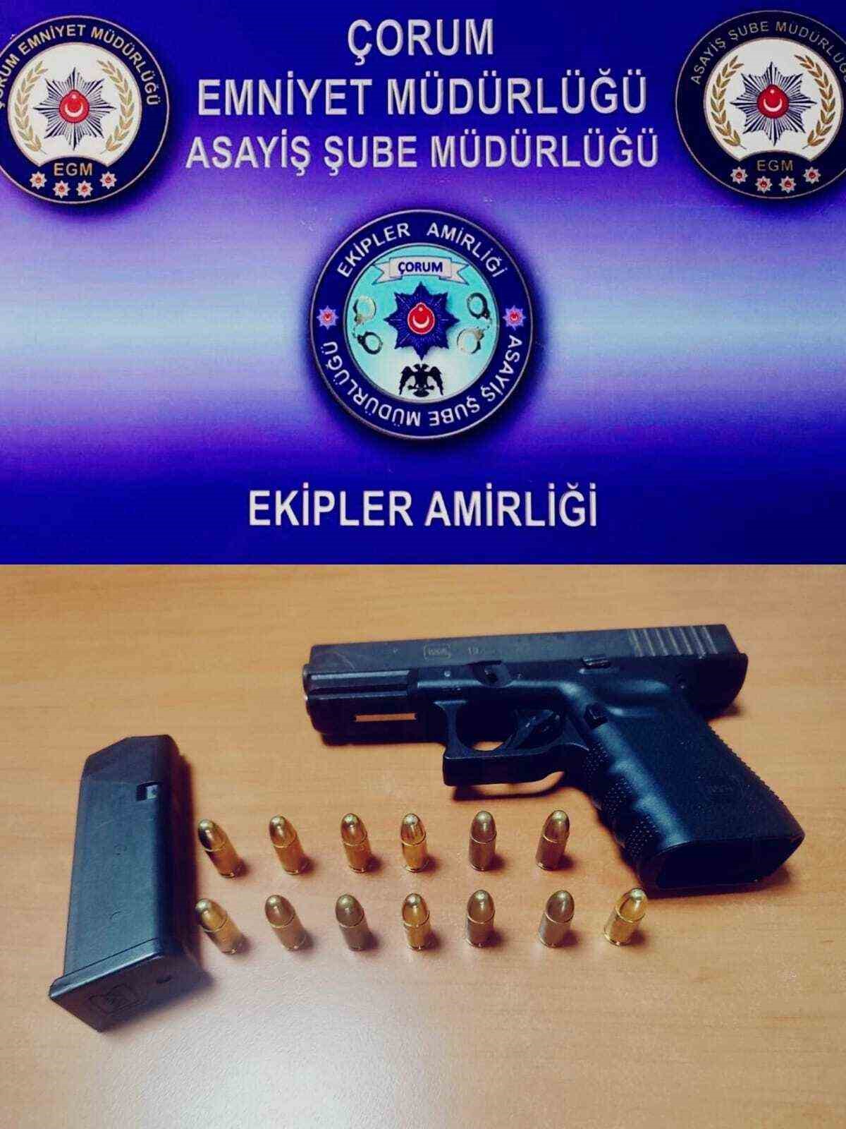 Çorum’da aranan 13 kişi yakalandı