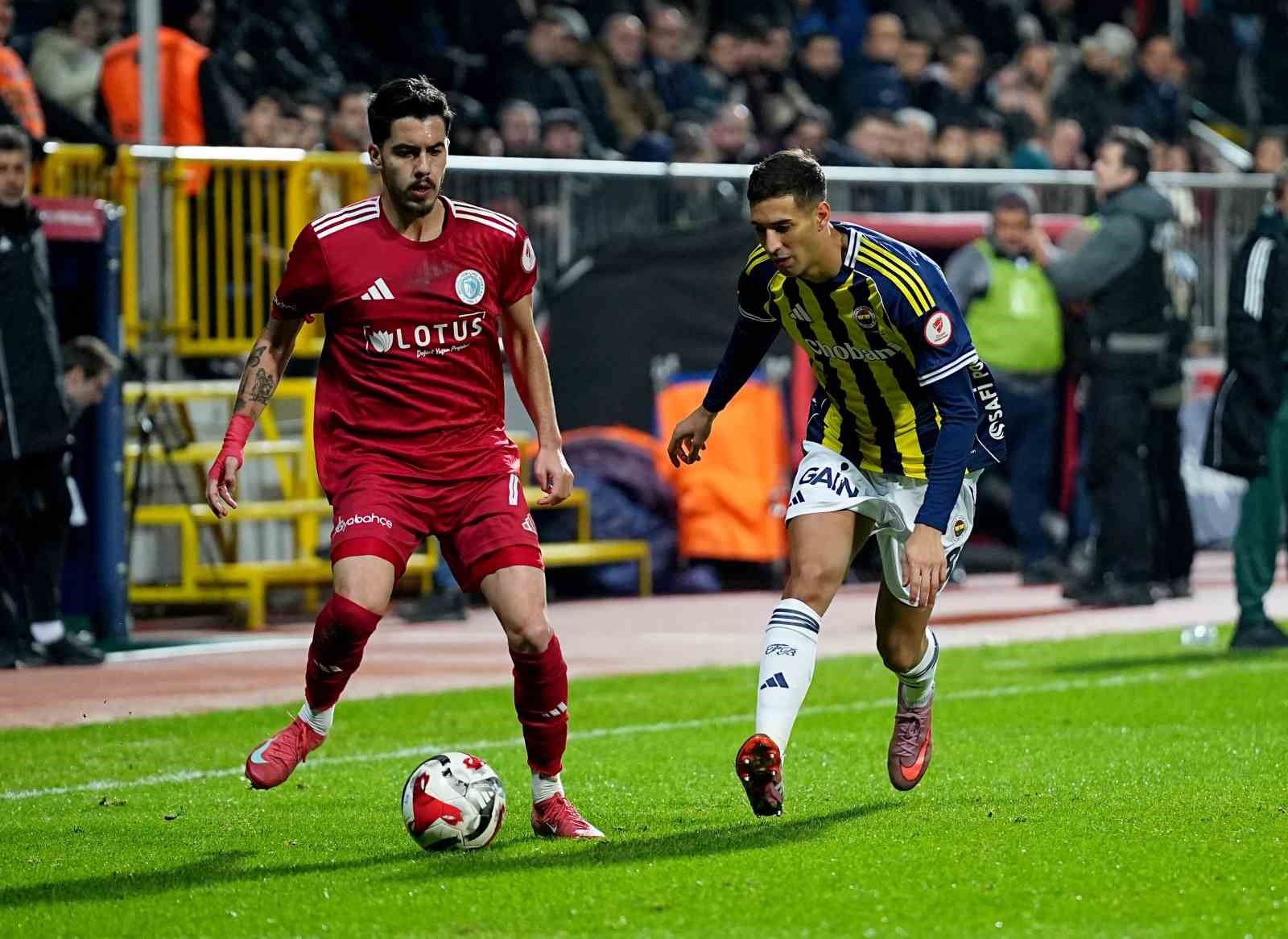 Ziraat Türkiye Kupası: Beyoğlu Yeni Çarşı: 0 - Fenerbahçe: 0 (İlk yarı)