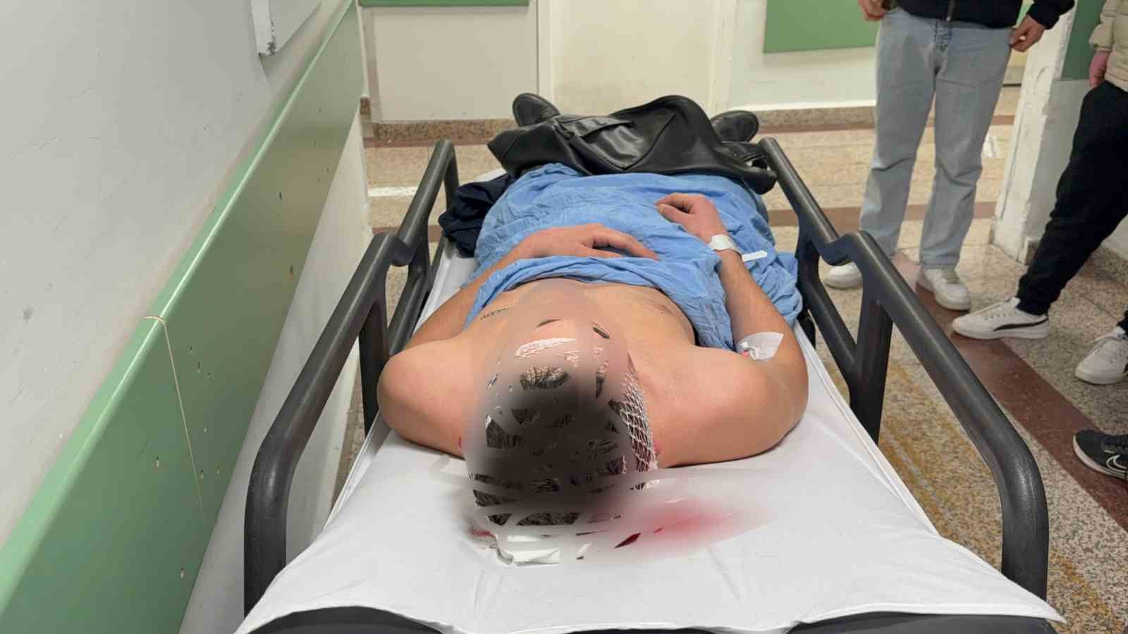 Samsun’da fırında bıçaklı saldırı kamerada: 2 yaralı