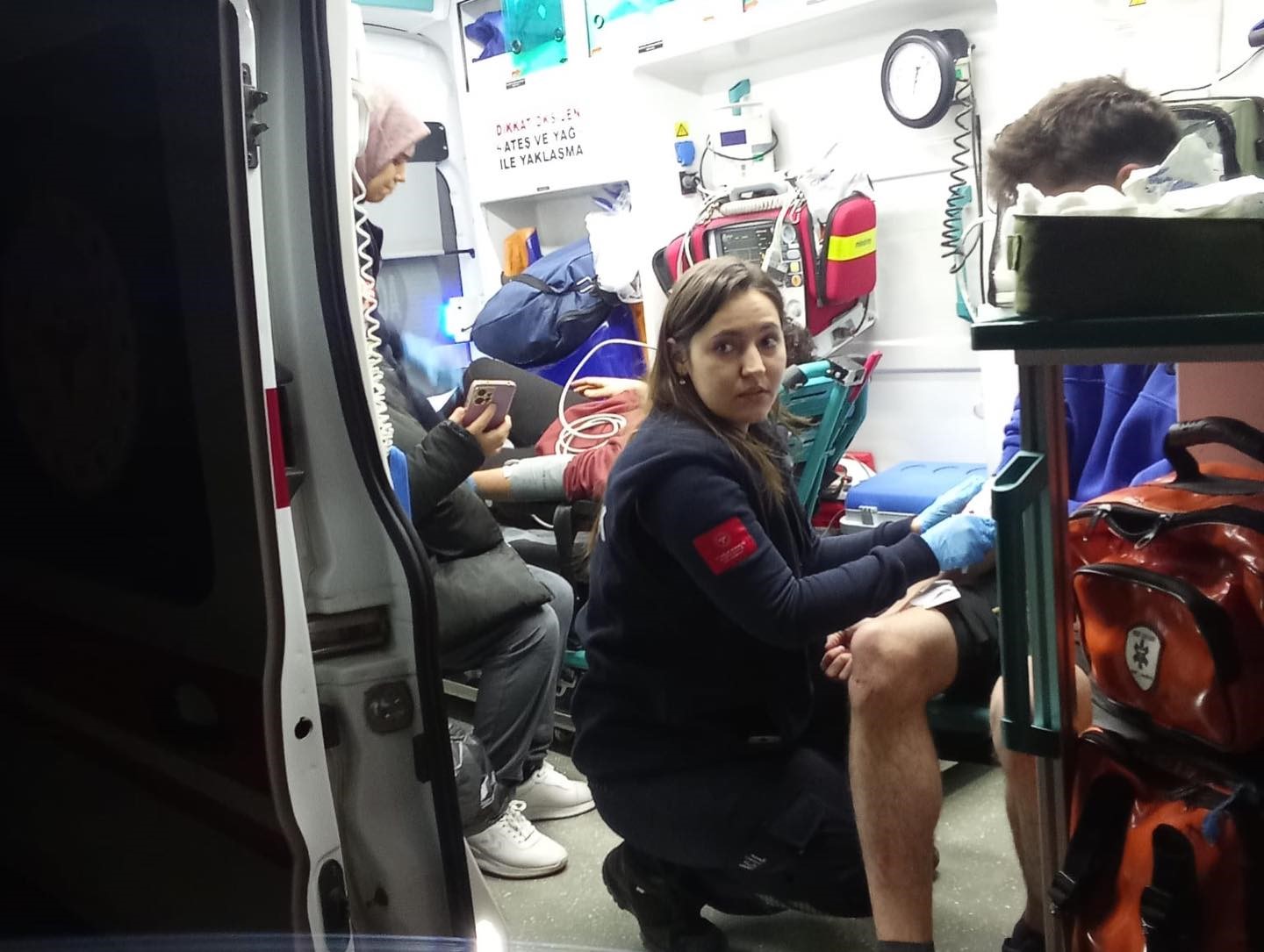 Belen’de trafik kazası: 2 yaralı