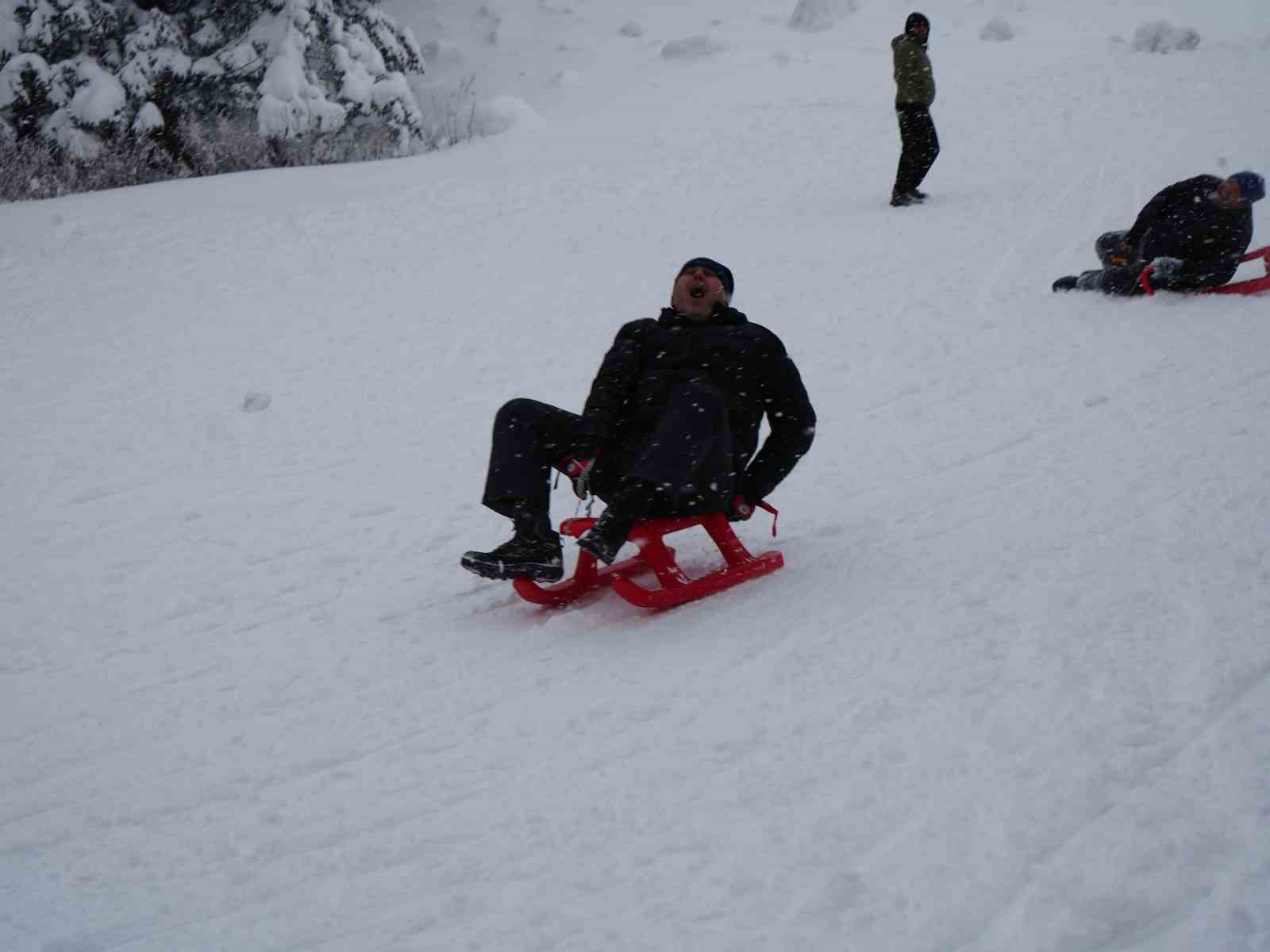 Ilgaz Dağı’nda yarıyıl tatili coşkusu