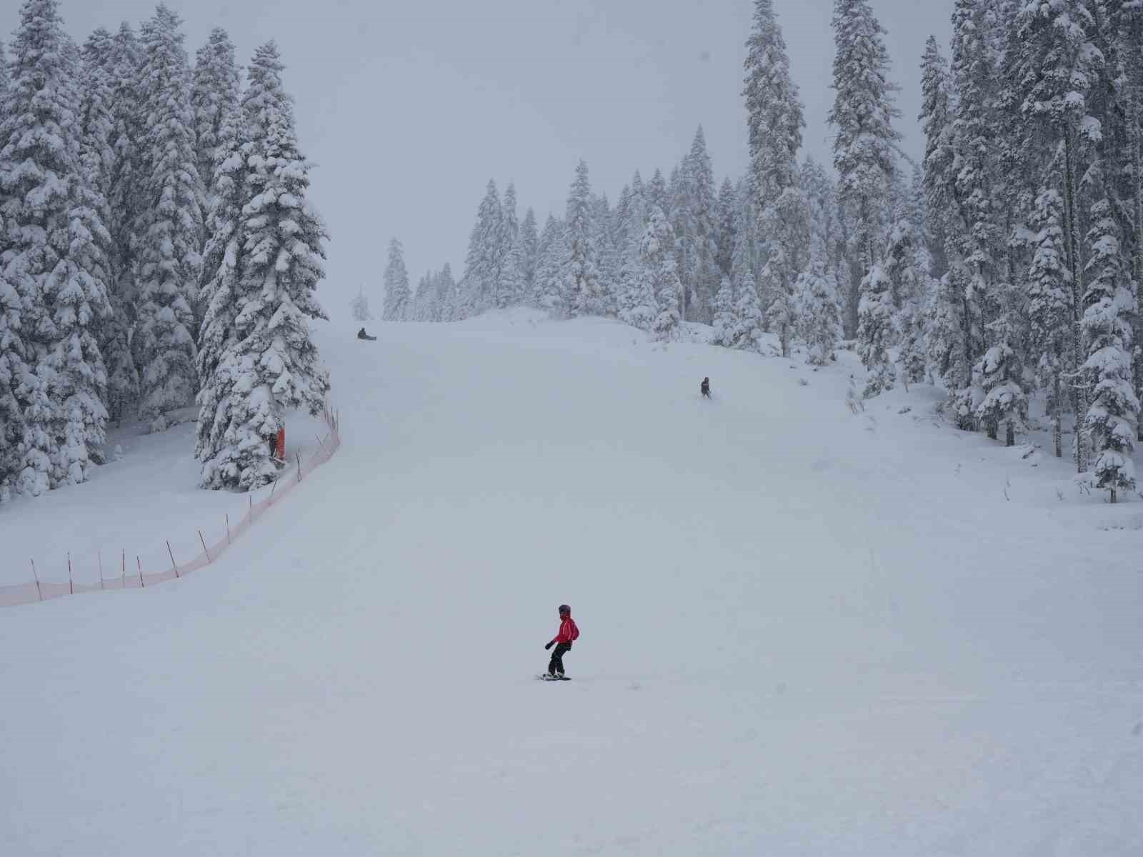 Ilgaz Dağı’nda yarıyıl tatili coşkusu