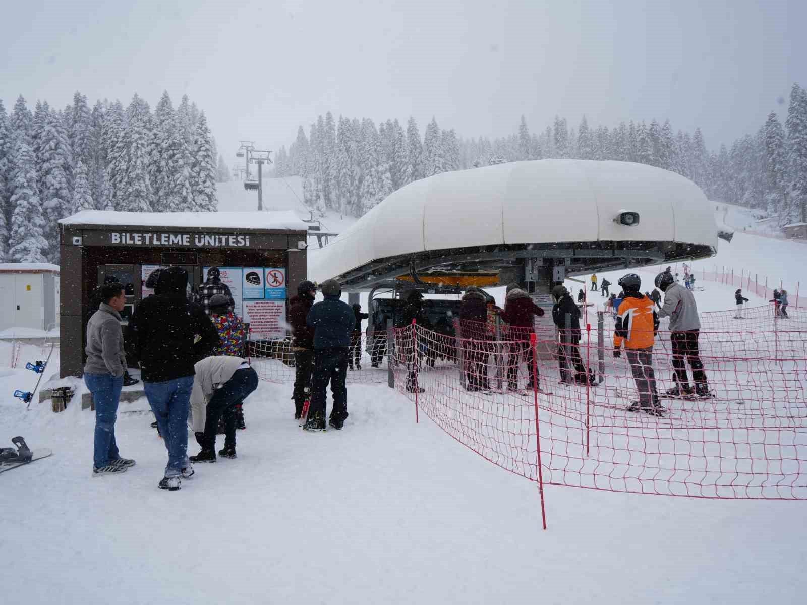 Ilgaz Dağı’nda yarıyıl tatili coşkusu