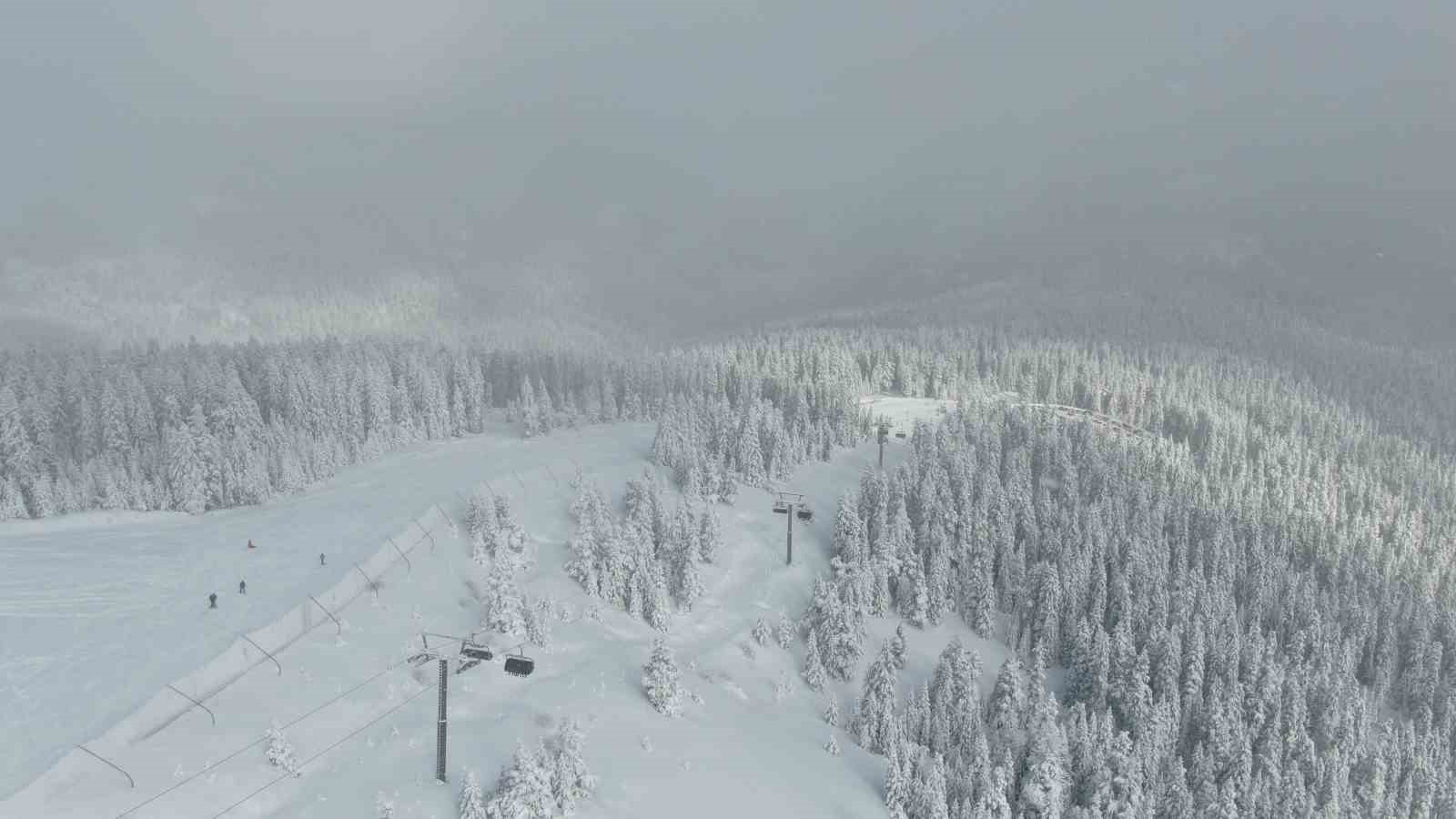 Ilgaz Dağı’nda yarıyıl tatili coşkusu