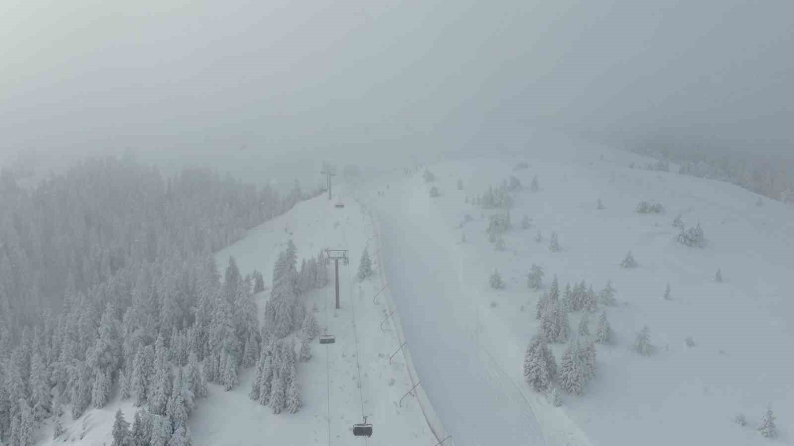 Ilgaz Dağı’nda yarıyıl tatili coşkusu