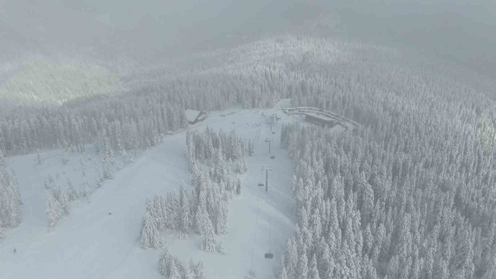 Ilgaz Dağı’nda yarıyıl tatili coşkusu