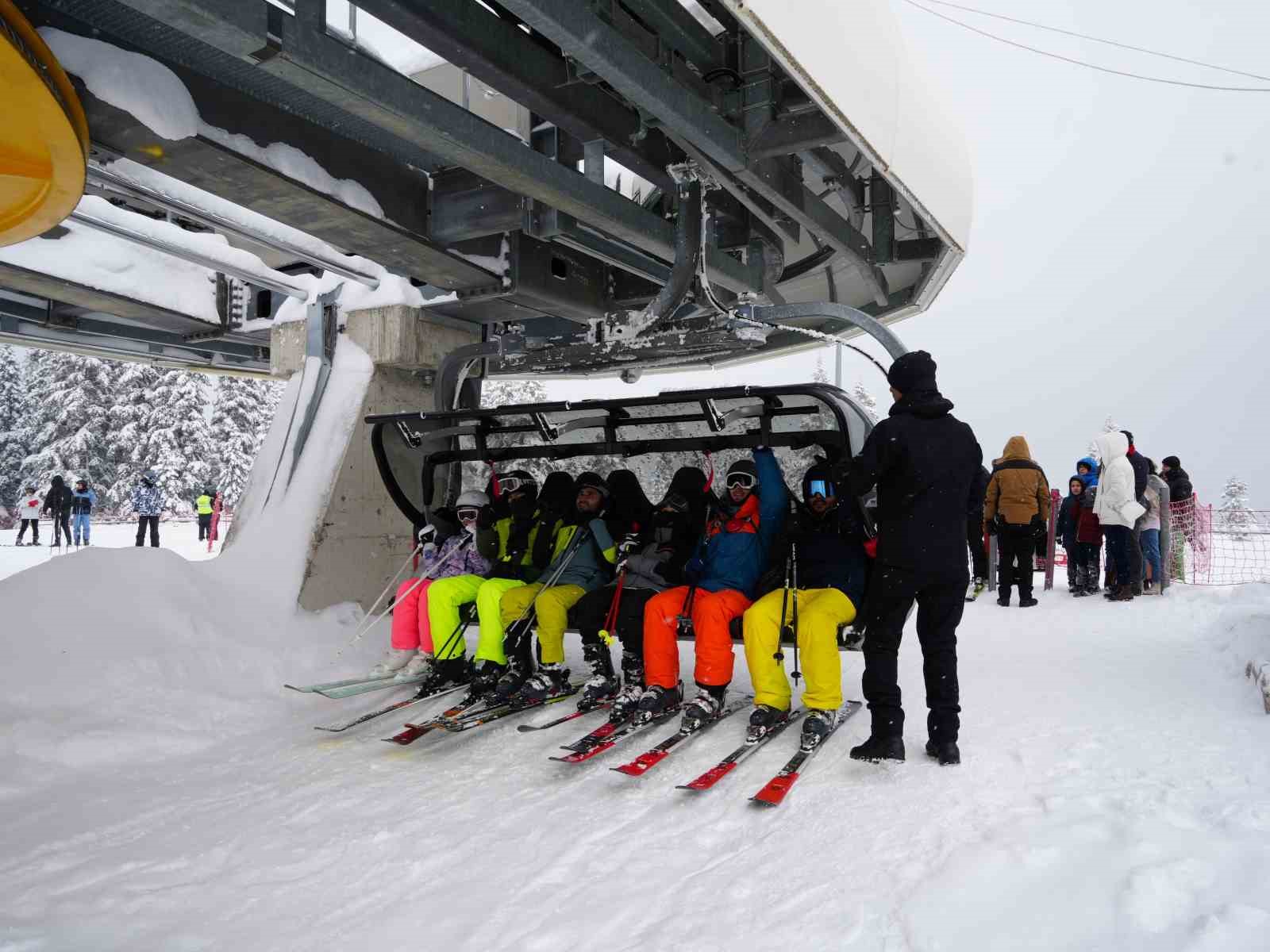 Ilgaz Dağı’nda yarıyıl tatili coşkusu