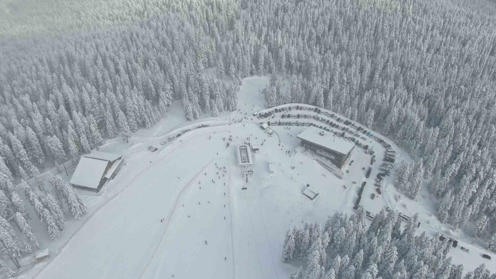 Ilgaz Dağı’nda yarıyıl tatili coşkusu