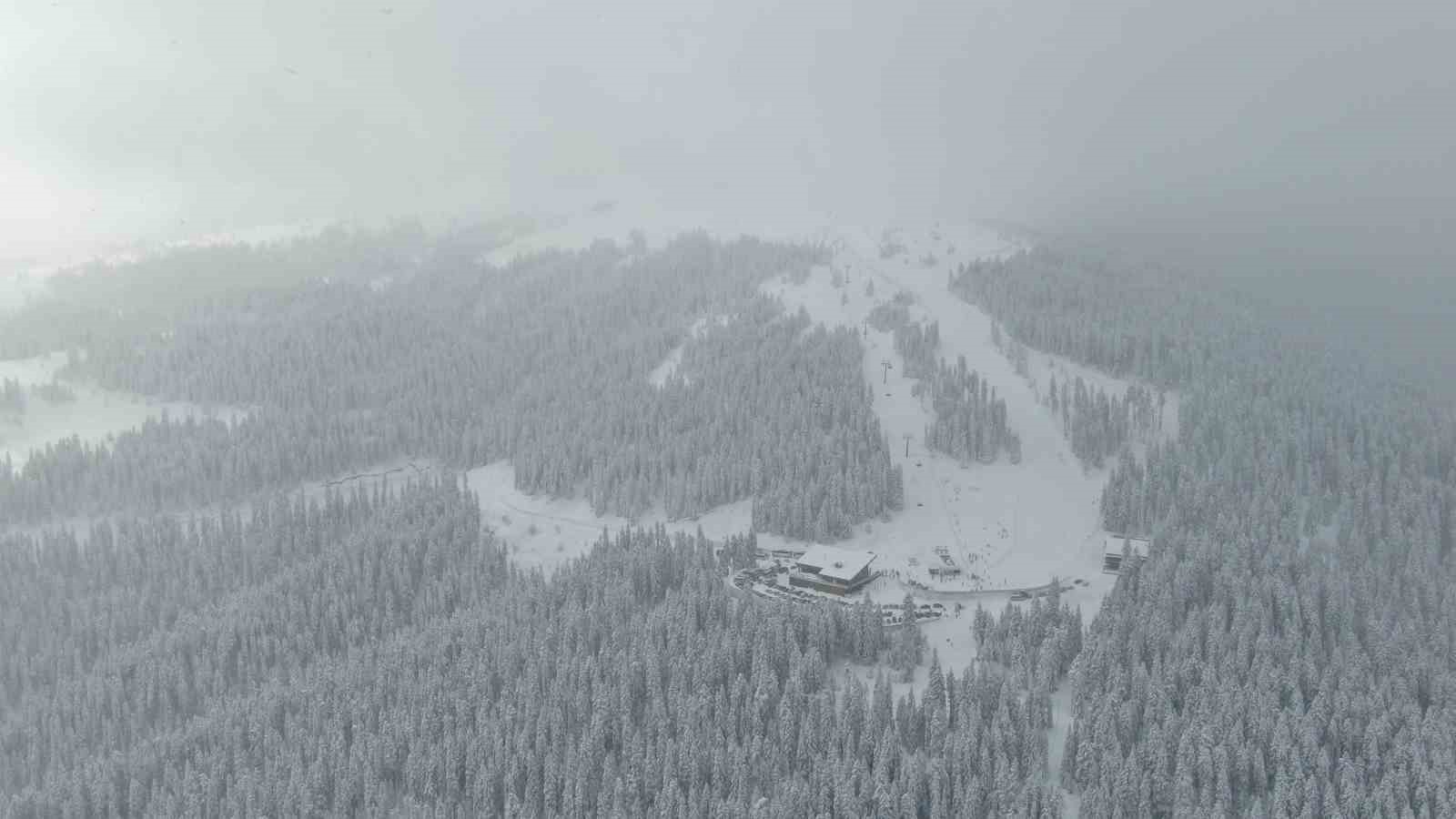 Ilgaz Dağı’nda yarıyıl tatili coşkusu