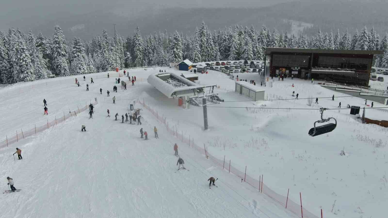 Ilgaz Dağı’nda yarıyıl tatili coşkusu