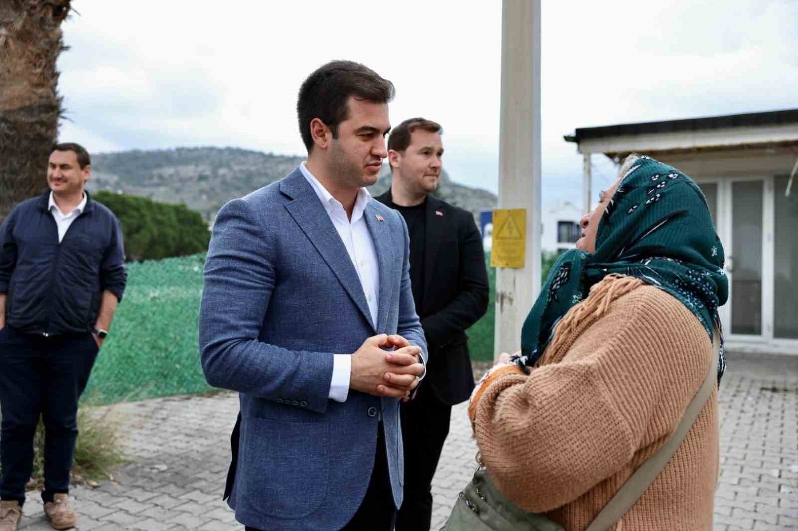 Başkan Mandalinci saha ziyaretlerine devam ediyor