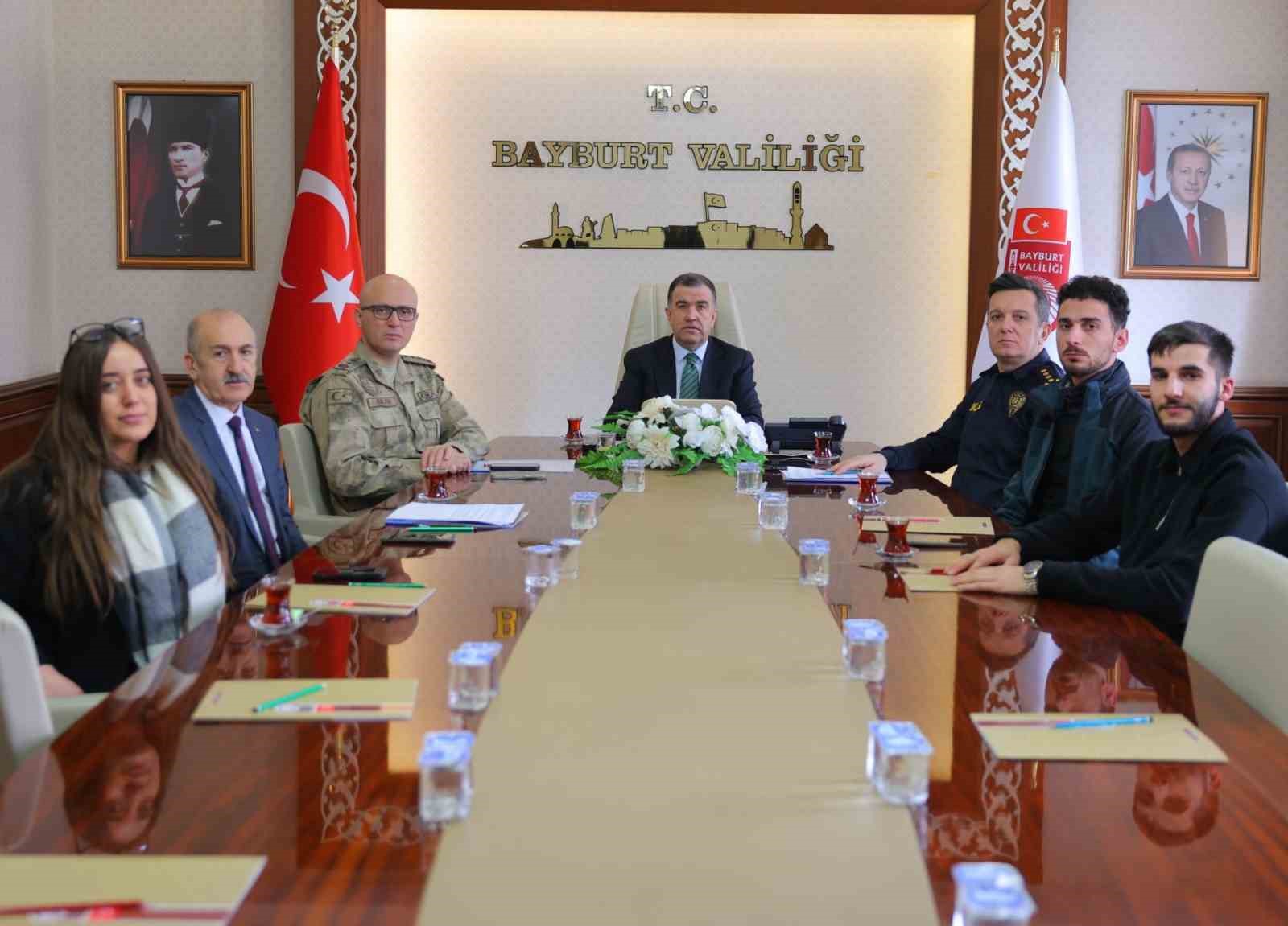 Bayburt’un 2025 yılı asayiş bilançosu açıklandı