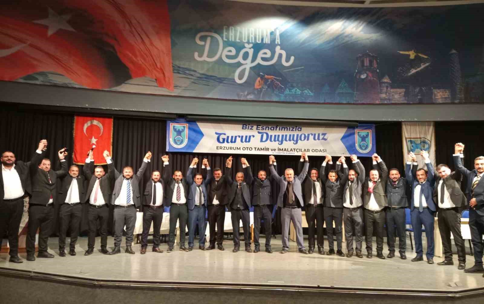 Emre Akdoğan, Erzurum Oto Tamir ve İmalatçıları Odası’nın yeni başkanı oldu