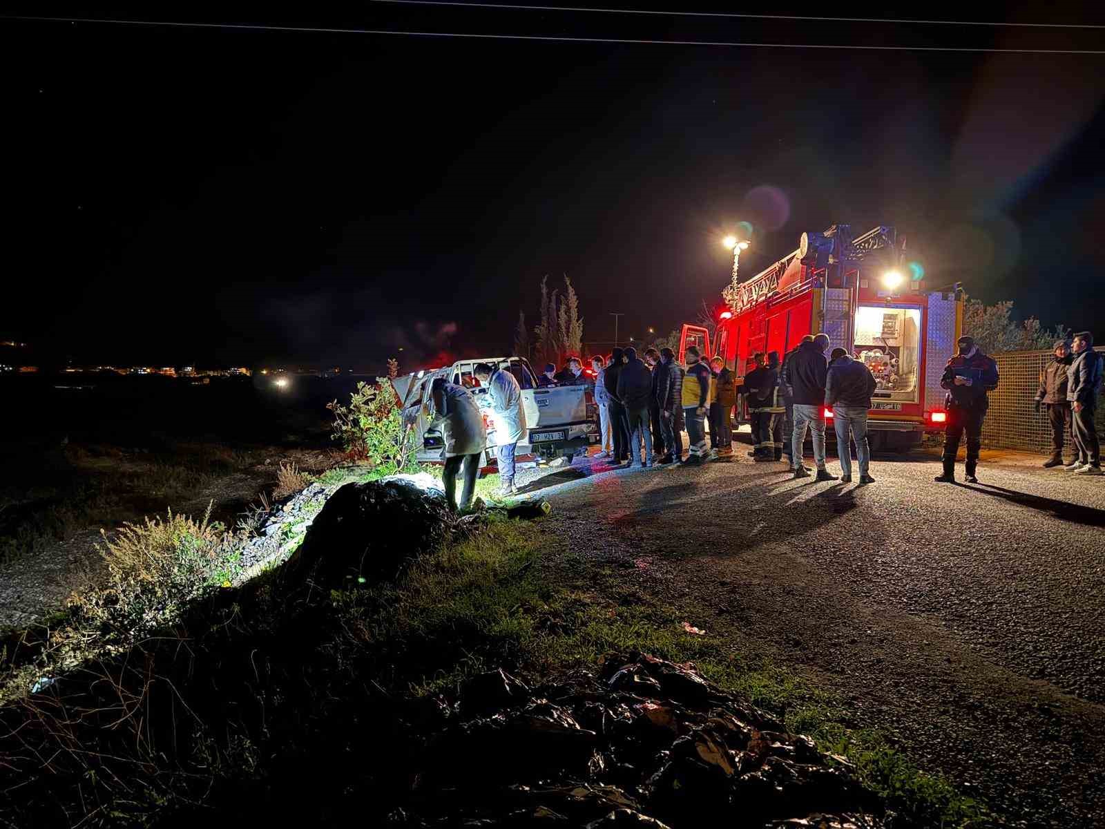 Antalya’da araç içinde yanmış ceset bulundu