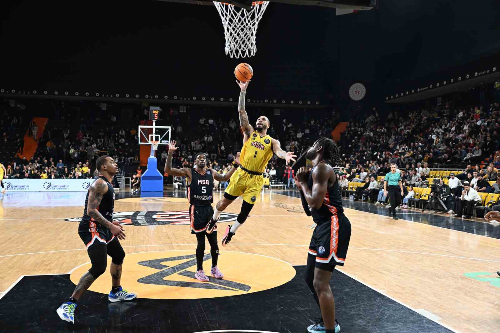 Basketbol Şampiyonlar Ligi: Mersinspor: 65 - Le Mans Sarthe Basket: 92