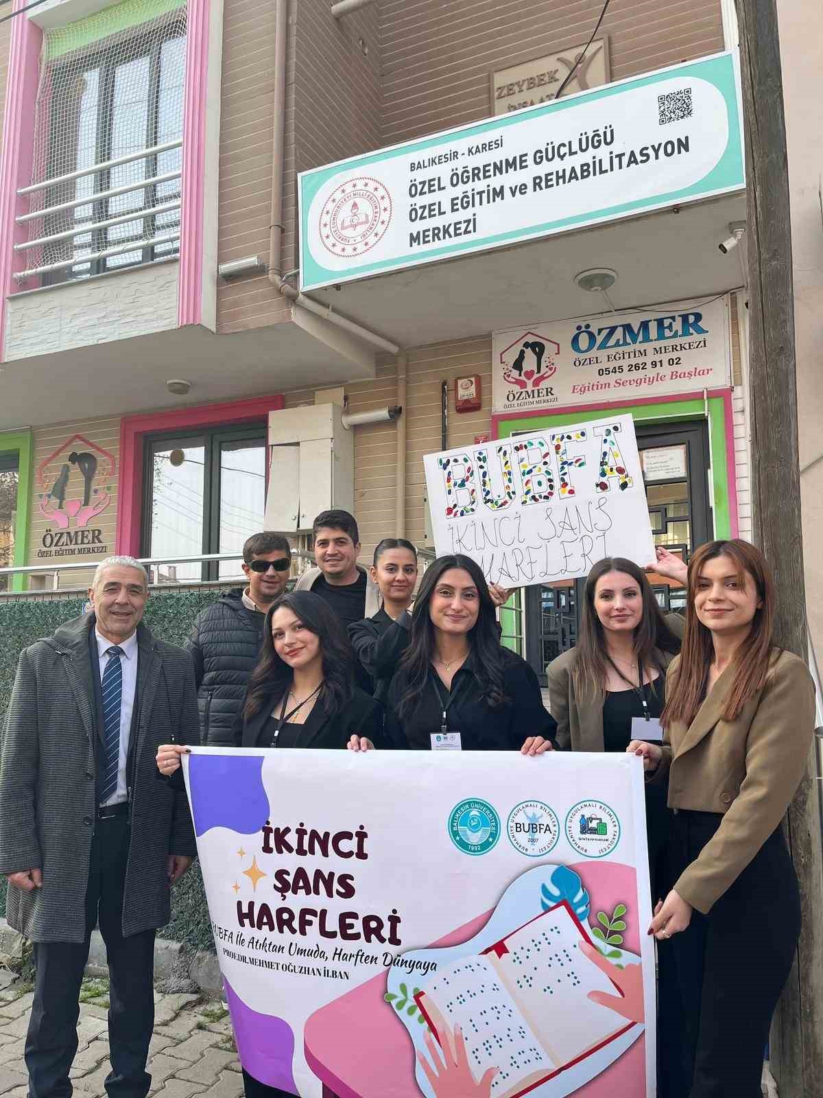 Burhaniye de Üniversiteliler önemli bir projeye daha imza attı