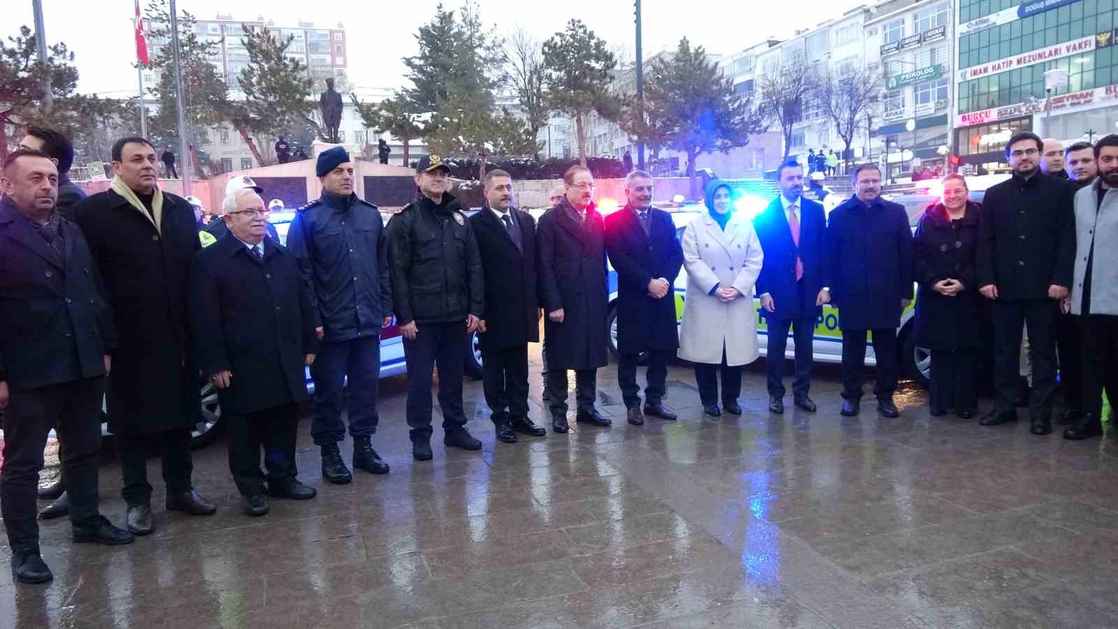 Yozgat’ta emniyet ve jandarmaya 54 yeni araç