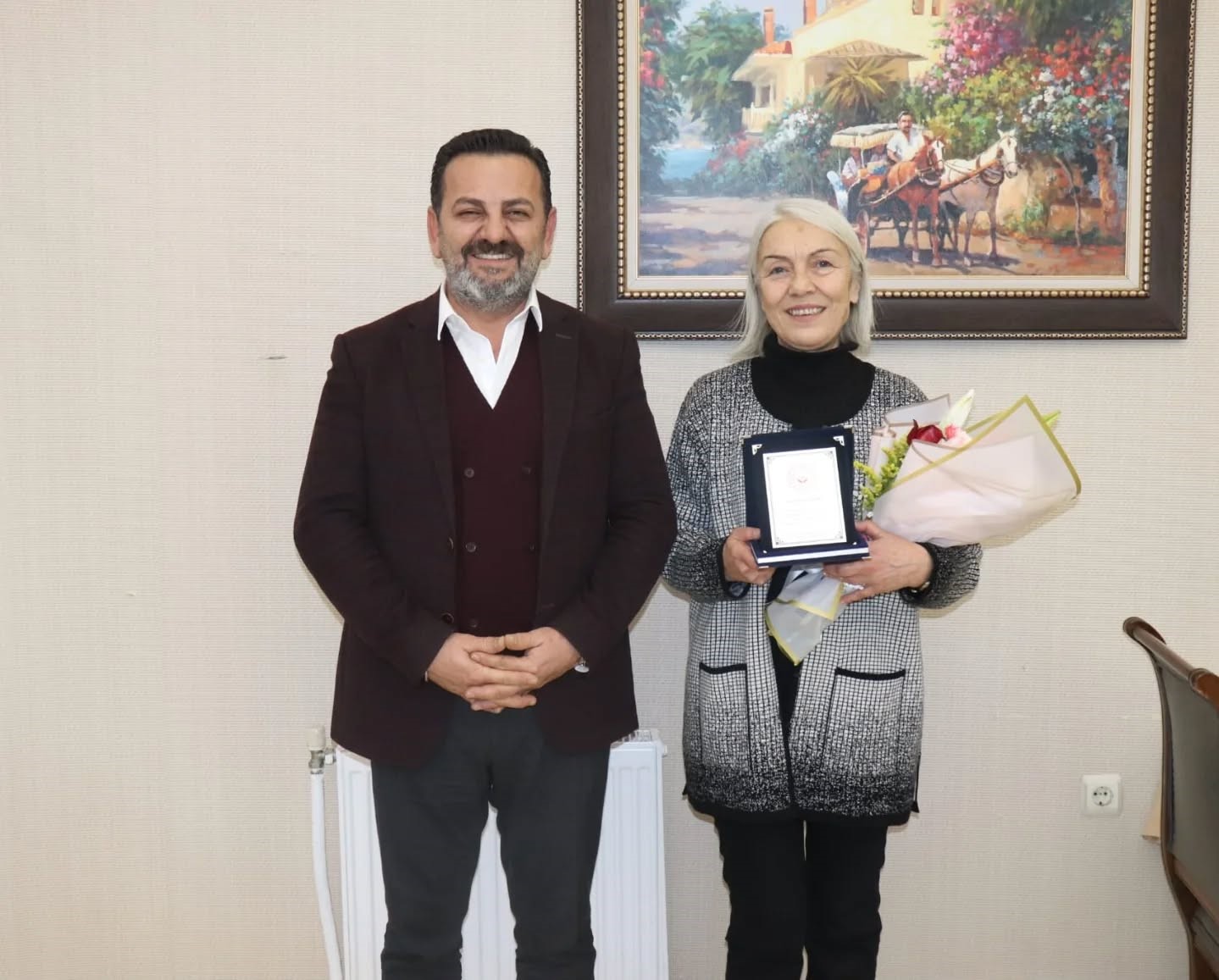 Bilecik’te şehit yakını personele veda yemeği