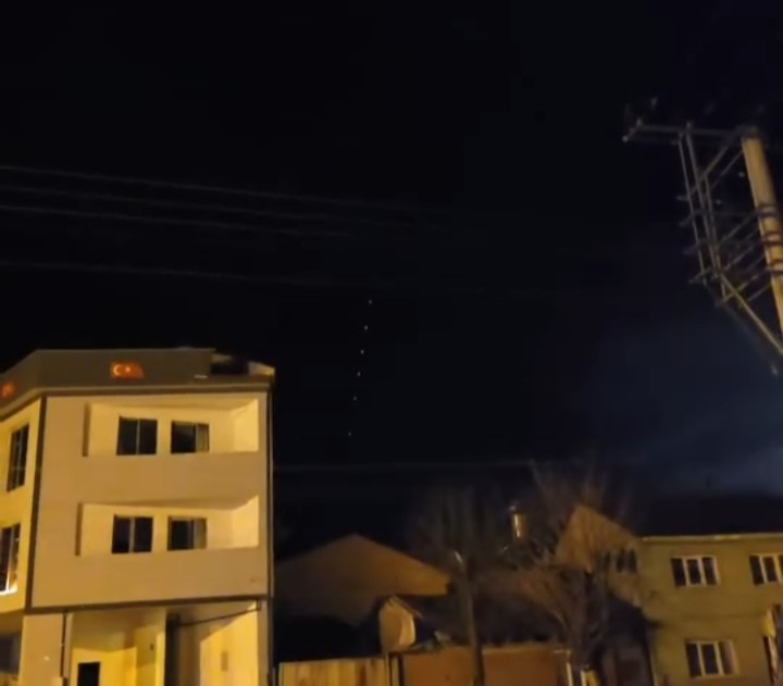 Bursa semalarında görülen gizemli ışıkların sırrı çözüldü