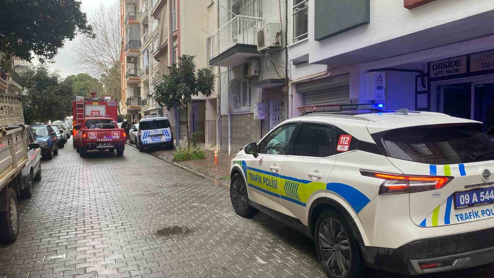 Aspiratörden çıkan yangın panikletti