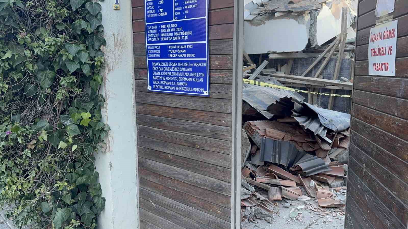 Çöken otelde işçiler 2 saat önce fark edip, çalışmayı sonlandırmış