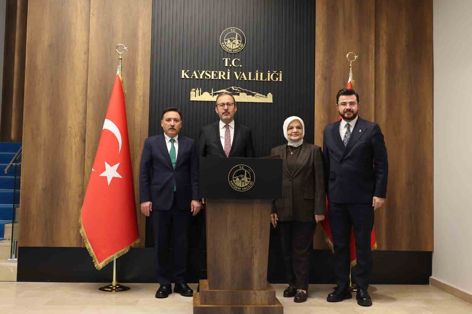 TBMM Engelli Bireylerin Sorunlarını Araştırma Komisyonu’ndan Vali Çiçek’e ziyaret