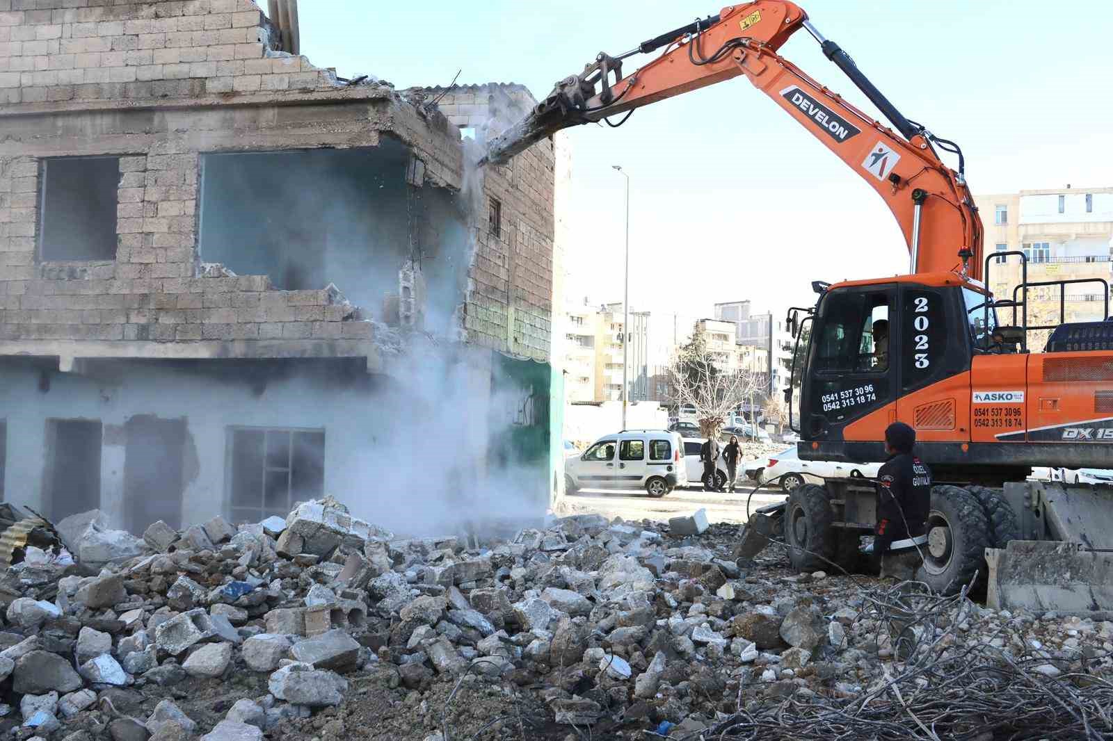 Şanlıurfa’da 59 bağımsız yapının yıkımı tamamladı