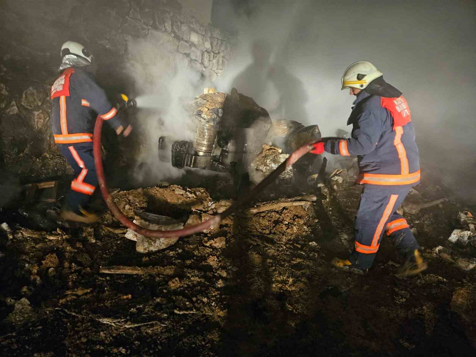 Malatya’da ev yangını