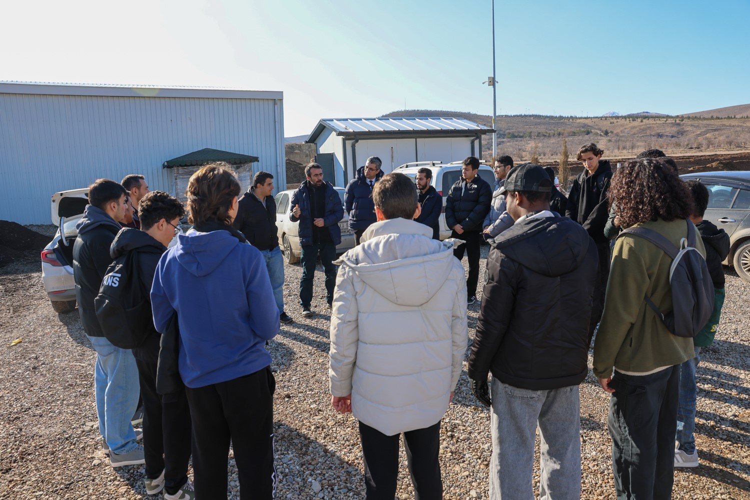 Selçuklu Belediyesi kompost üretim tesisi öğrencilere anlatıldı