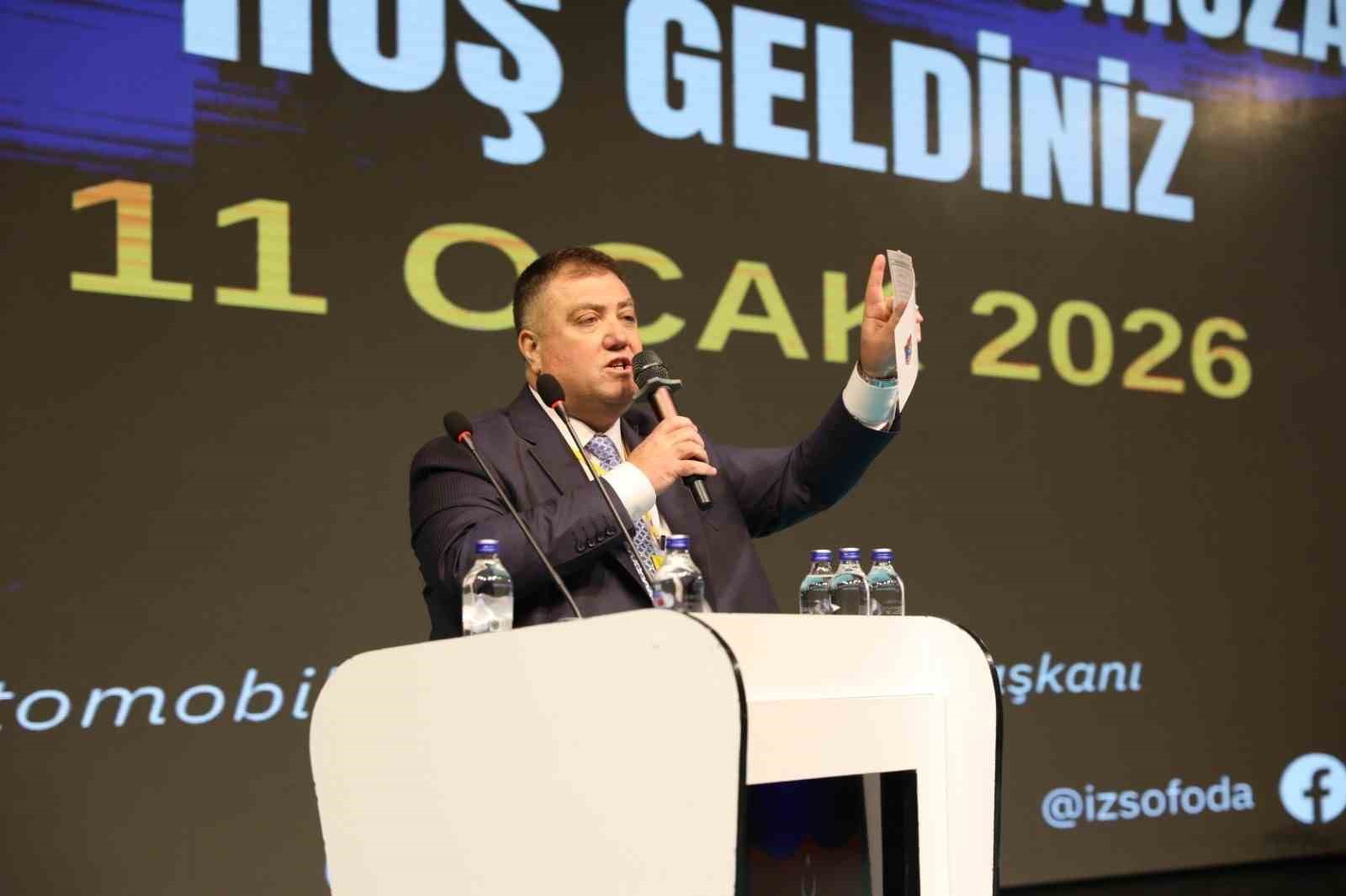 İzmir Şoförler ve Otomobilciler Esnaf Odası’nda Erkan Özkan güven tazeledi