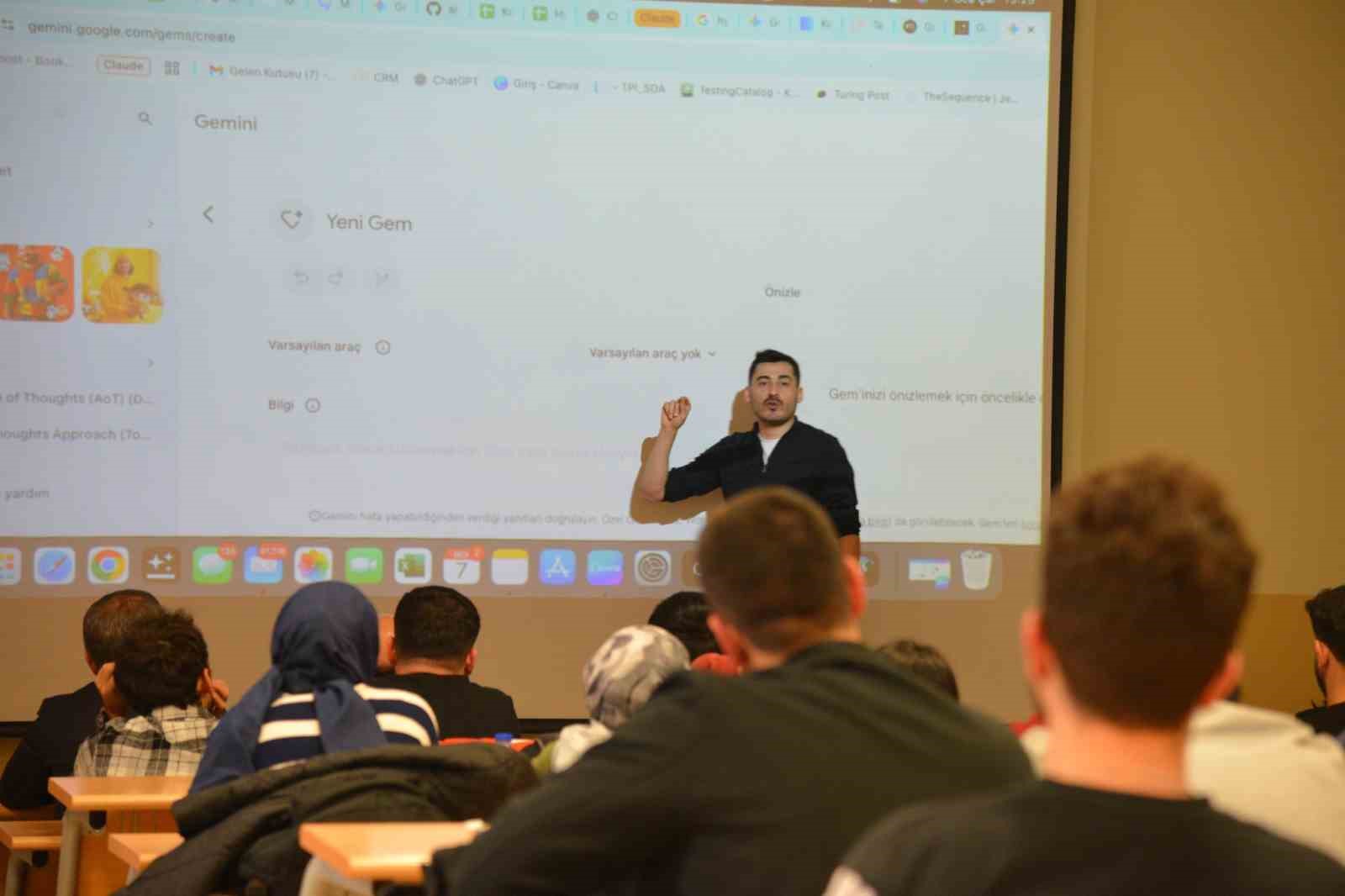 BŞEÜ Mühendislik Fakültesinde yapay zeka kariyer etkinliği