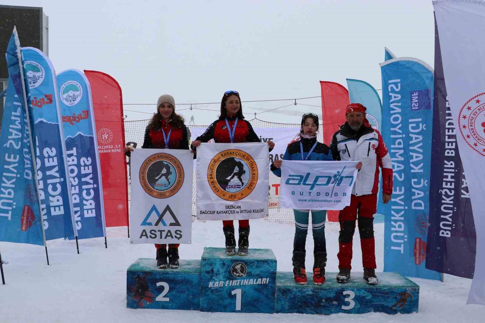 Dağ Kayağı Türkiye Şampiyonası Erciyes’te yapıldı