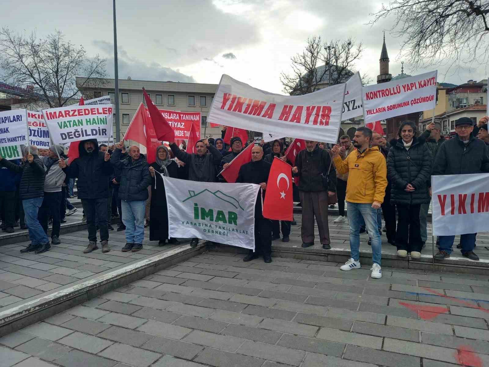 Mudanya’da 2 bin bina sahibi yıkım tehdidi ile karşı karşıya