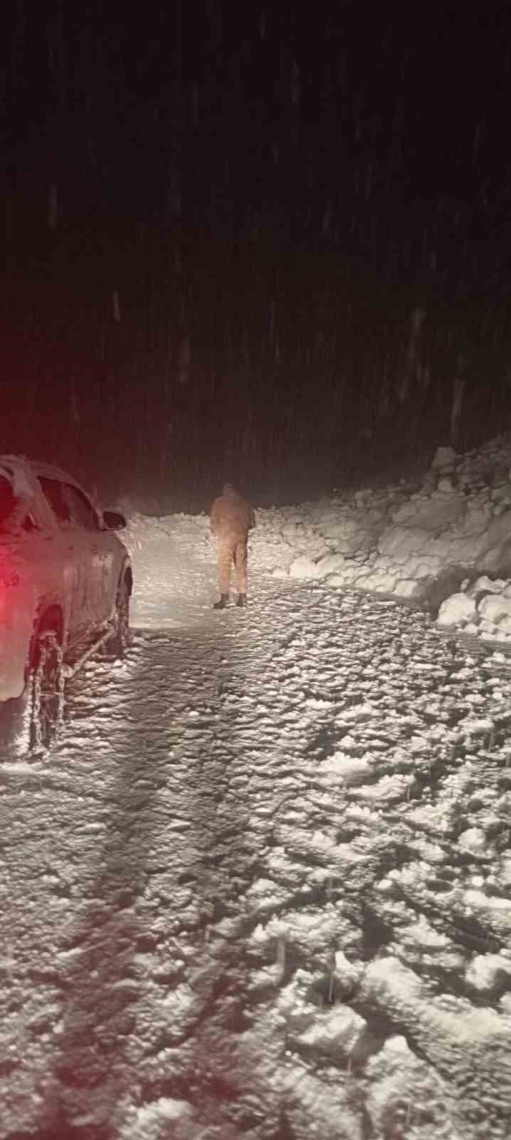 Hakkari’de çığ düştü: Çok sayıda araç yolda mahsur kaldı