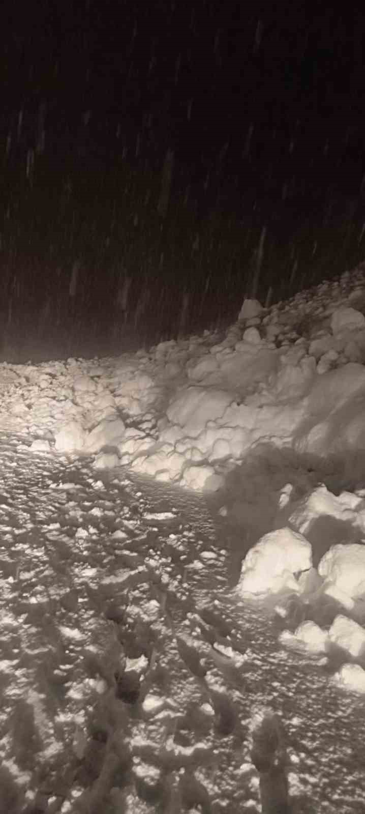 Hakkari’de çığ düştü: Çok sayıda araç yolda mahsur kaldı