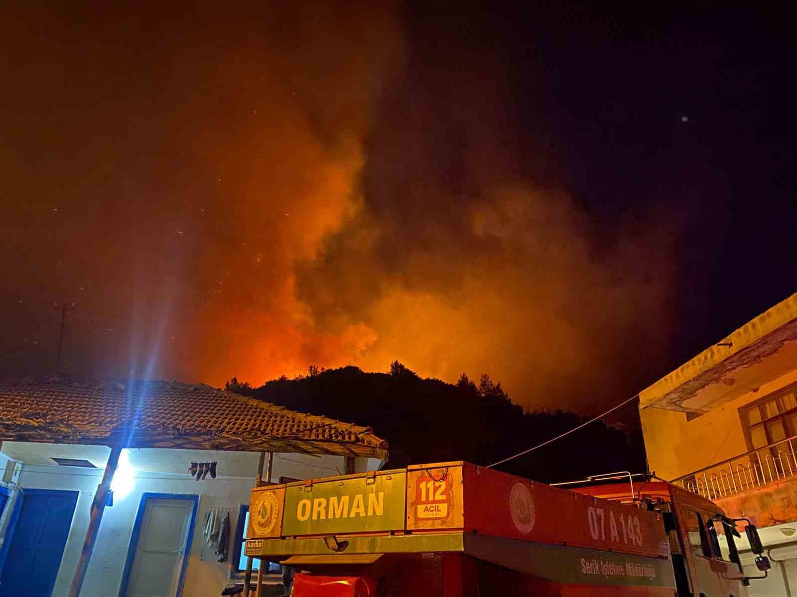 Antalya’da orman yangını